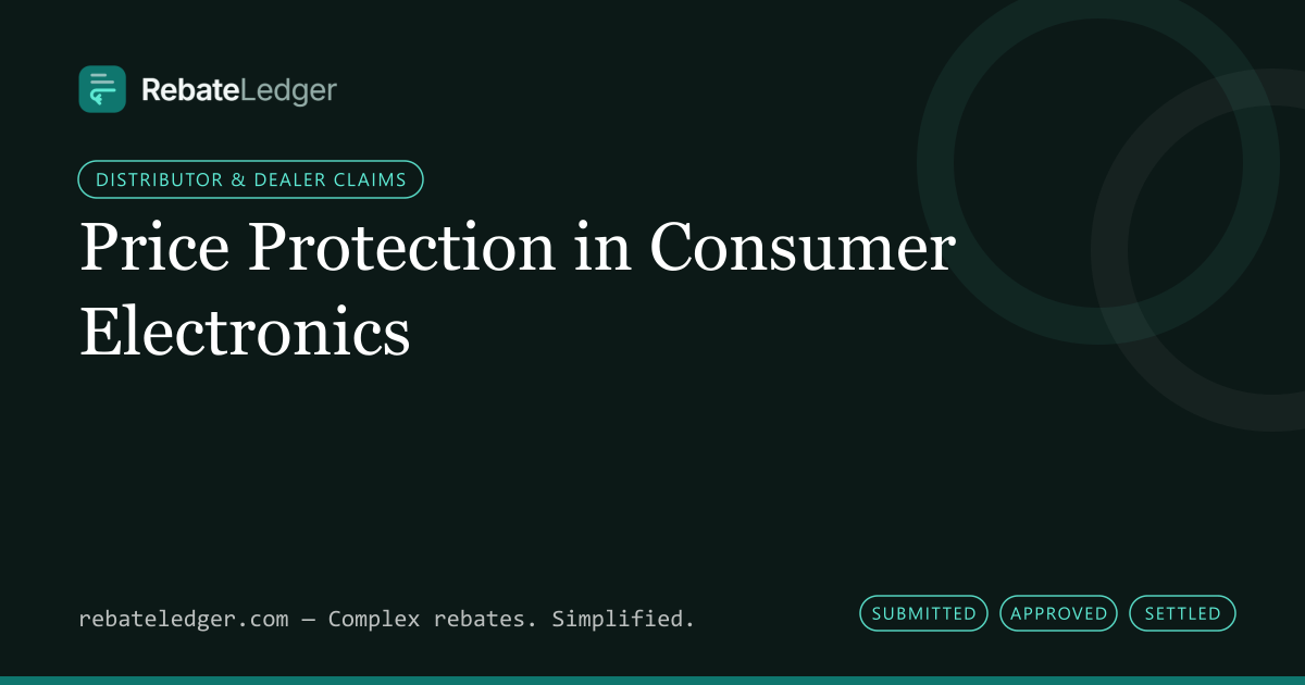 RebateLedger article banner: Price Protection in Consumer Electronics